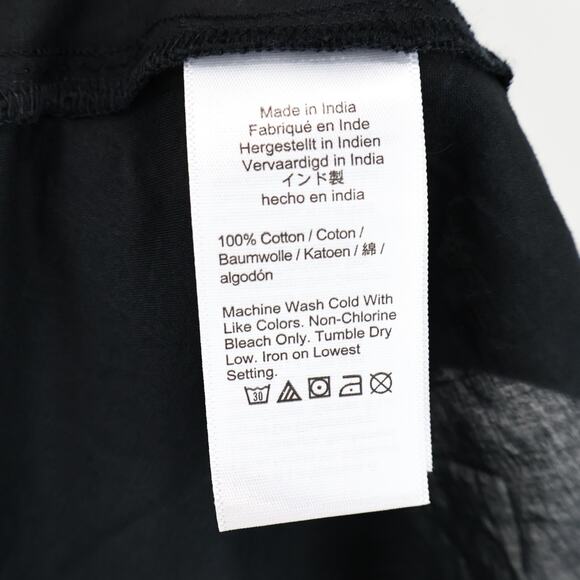 J.Crew Smocked Cotton Voile Maxi Dress Black Size XS NWT - Picture 8 of 8